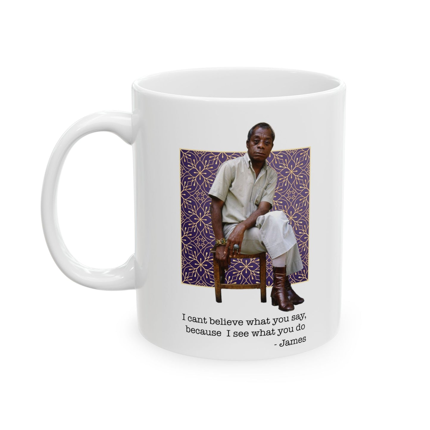 James Baldwin- Ceramic Coffee Mug