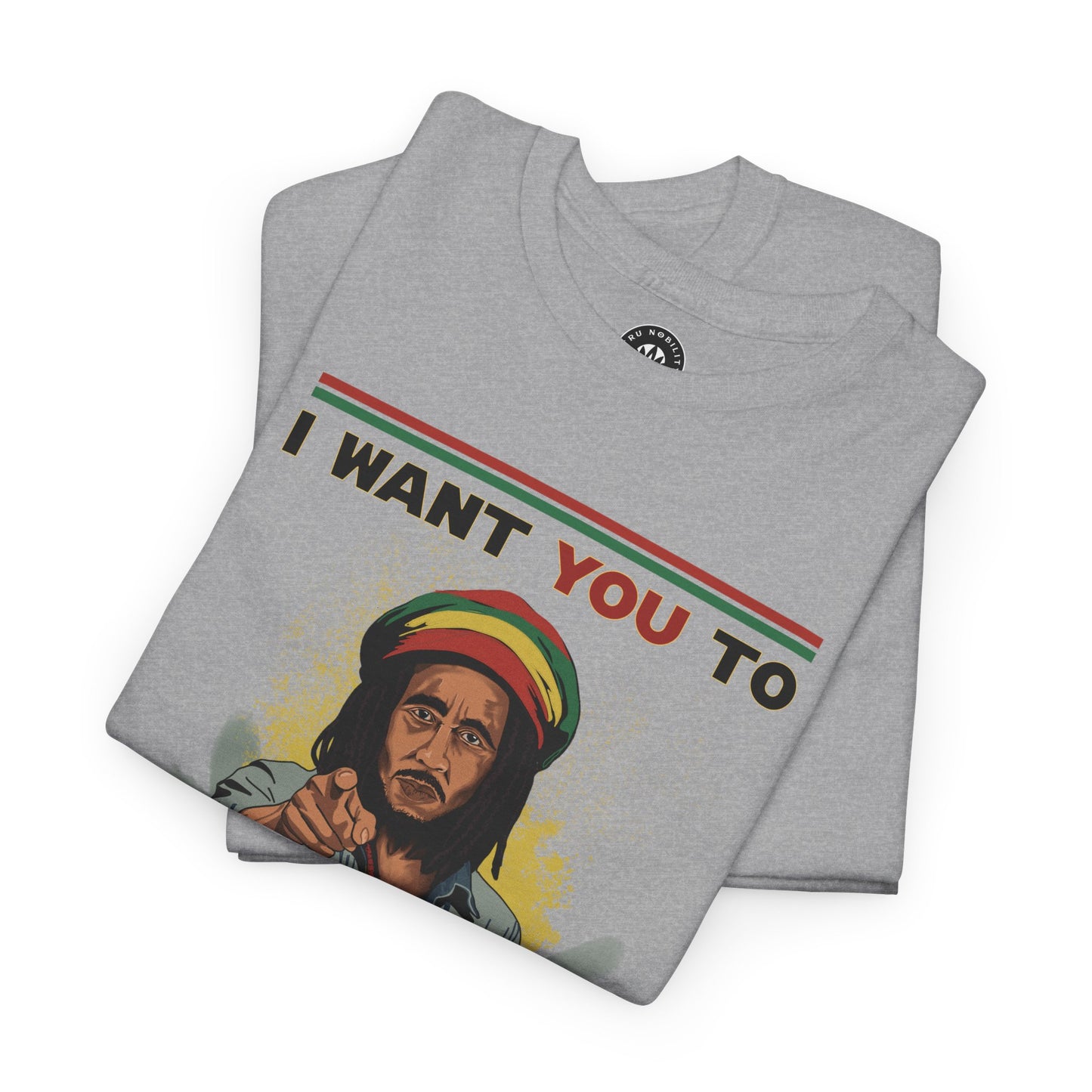 Bob Marley - Redemption Song - Vintage Style Graphic T-Shirt