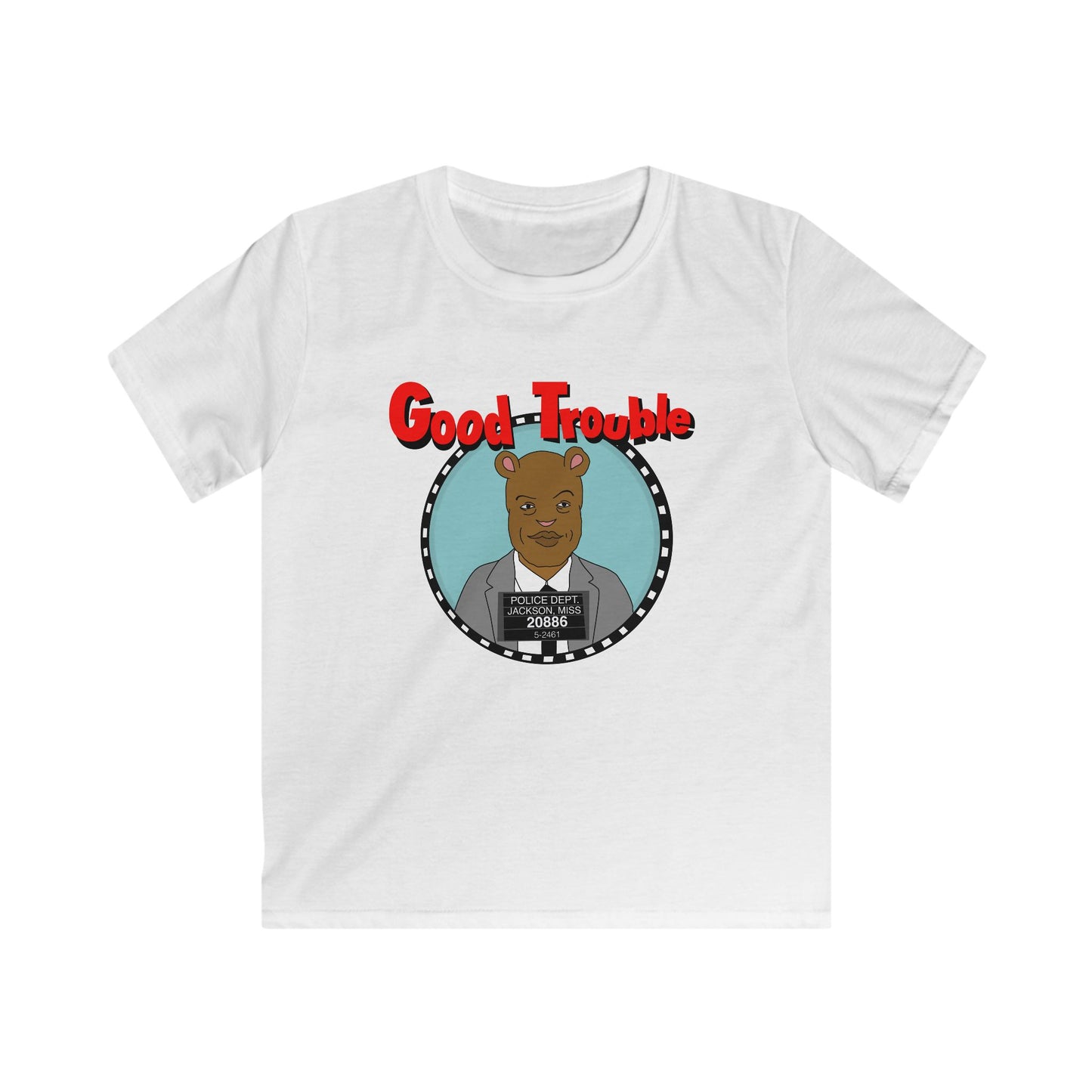 John Lewis - Good Trouble - Arthur Cartoon Kids T-Shirt