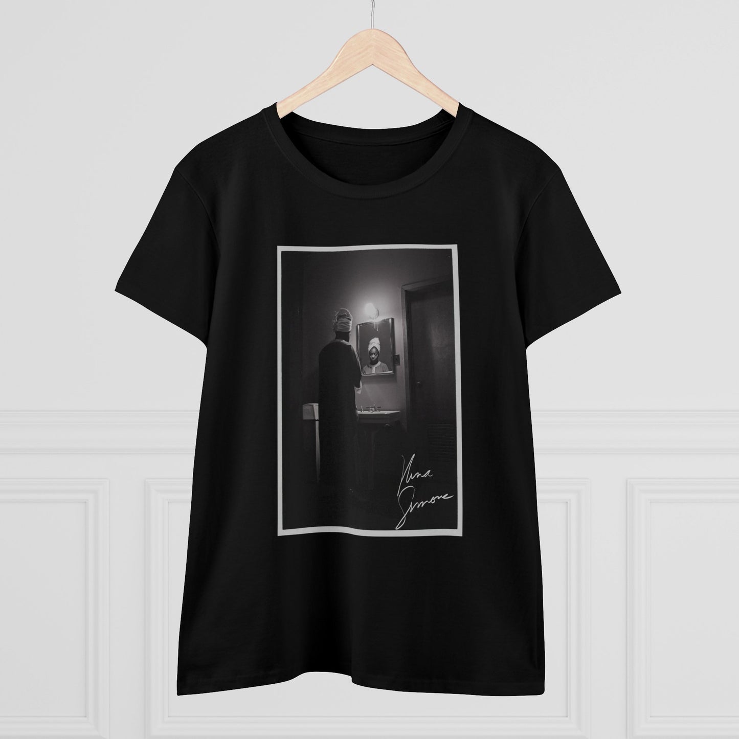 Nina Simone - Signature Design - Women's Silhouette T-Shirt