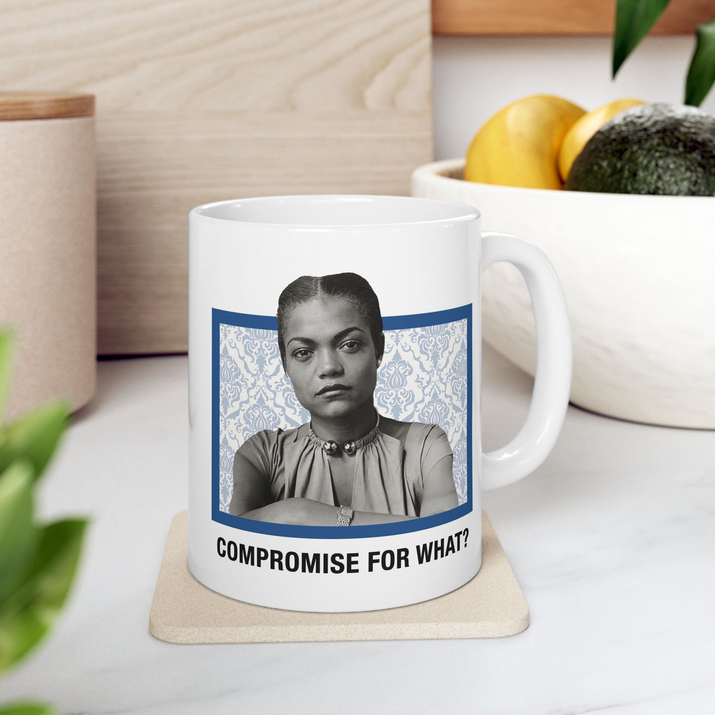 Eartha Kitt- Compromise For What - Ceramic Mug