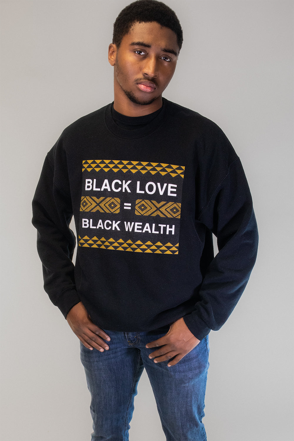 Black Love is Black Wealth - Nikki Giovanni - Crewneck Sweatshirt