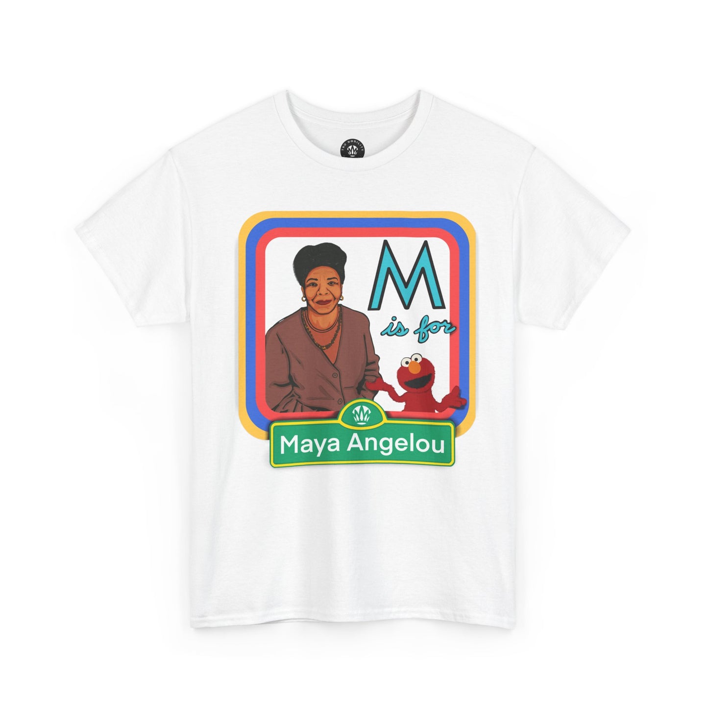 M Is for Maya Vintage Sesame Street T‑Shirt – Retro Elmo Throwback Tee