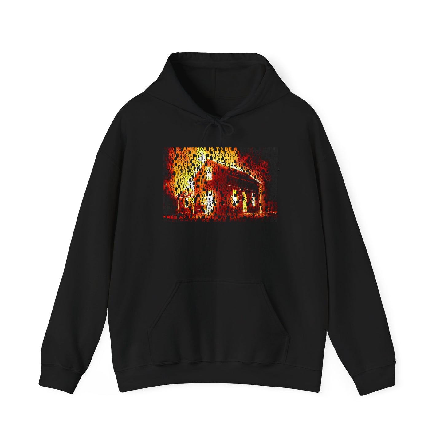 Burning House Hoodie | MLK Speech Black History Apparel