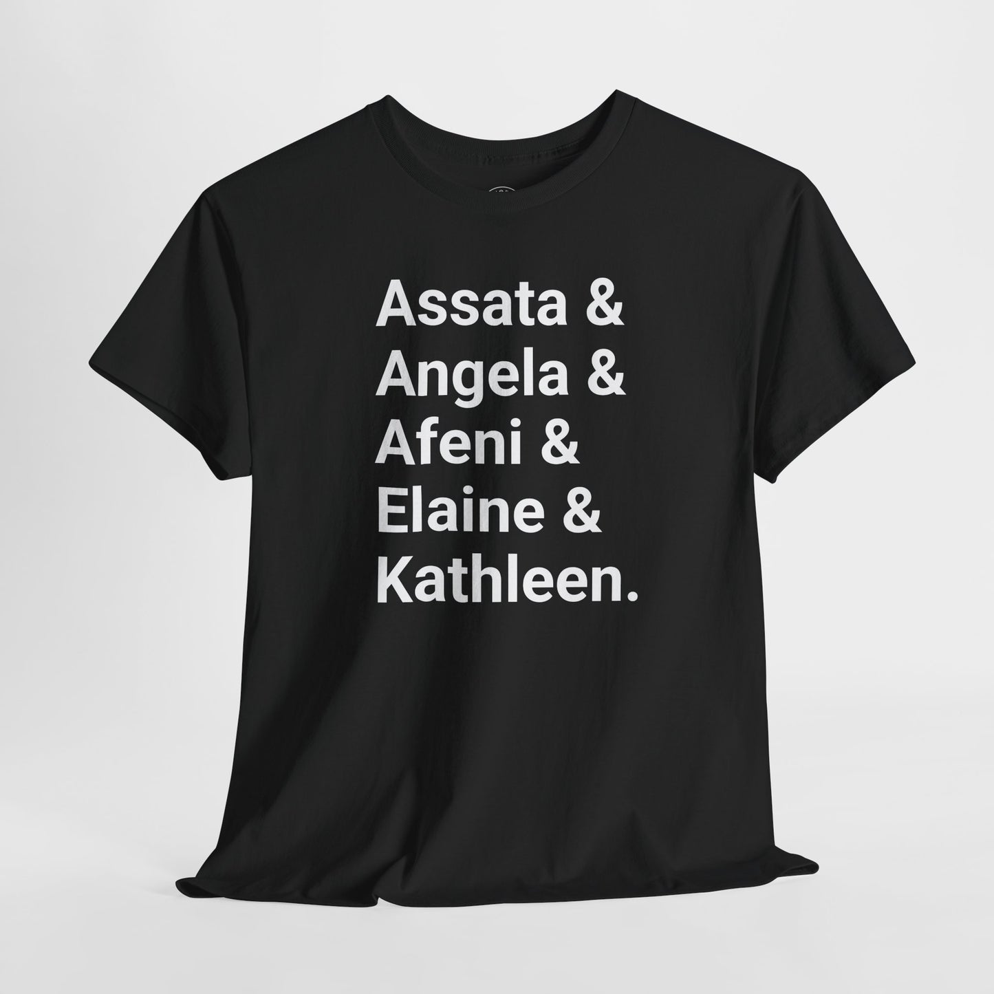 Black Revolutionary Women Shirt - Assata Afeni Angela Elaine Kathleen - Black Panther Feminist T Shirt