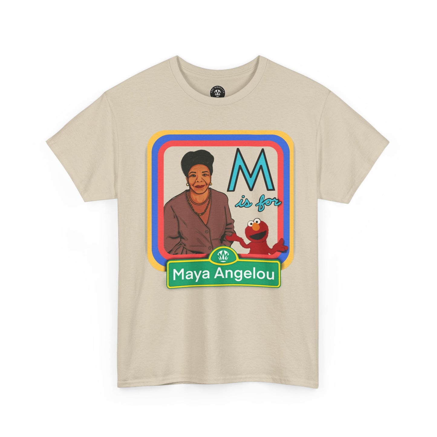 M Is for Maya Vintage Sesame Street T‑Shirt – Retro Elmo Throwback Tee