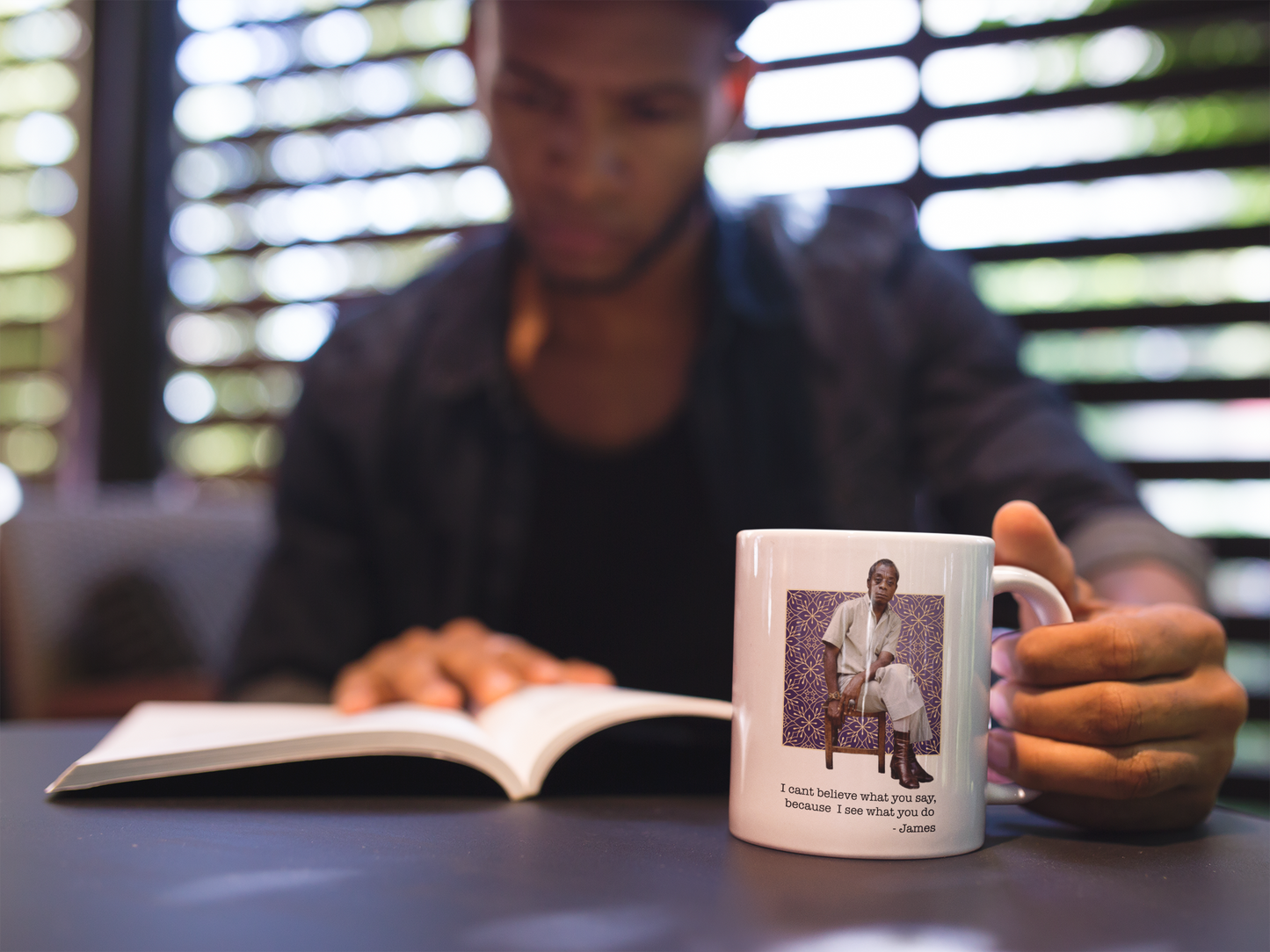 James Baldwin- Ceramic Coffee Mug