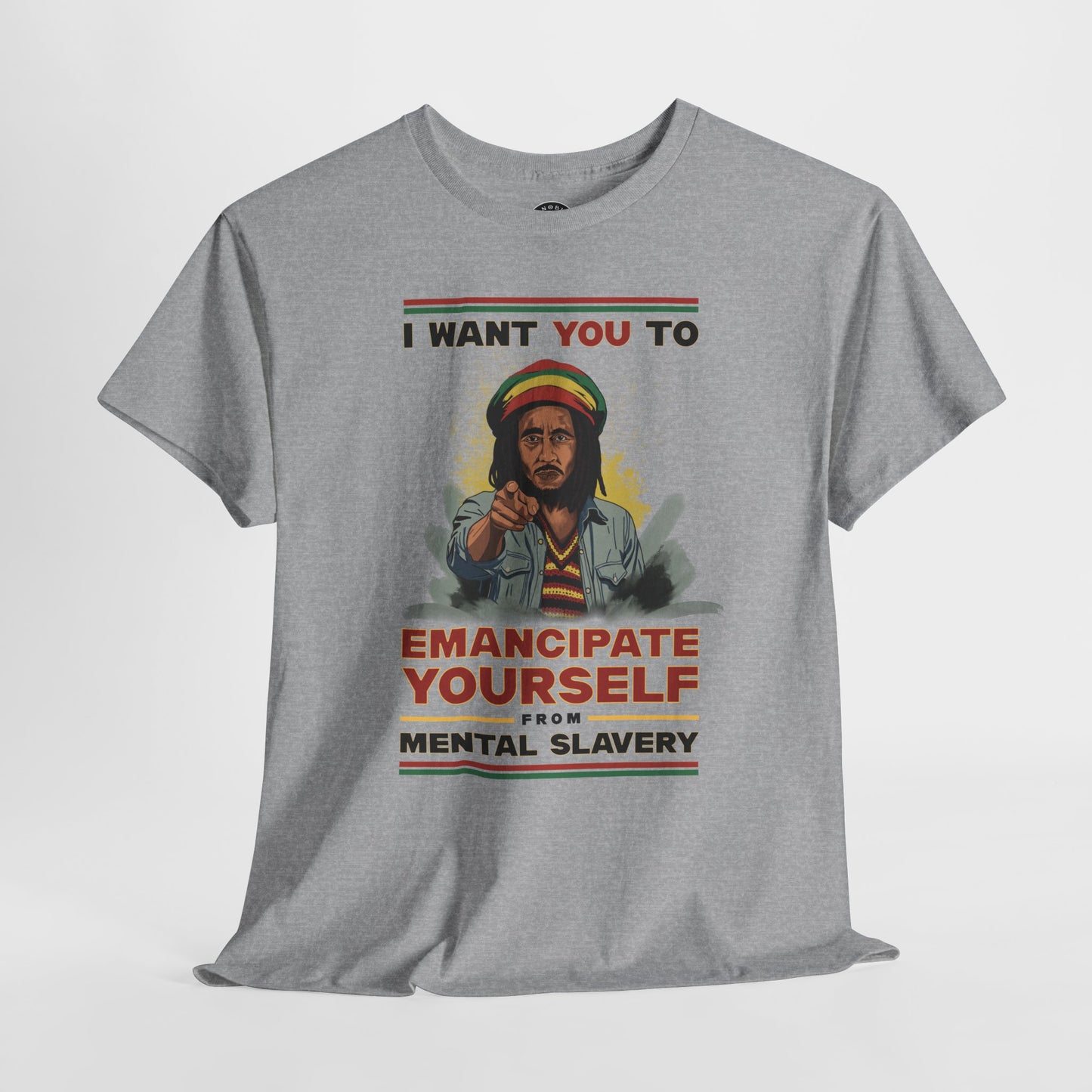 Bob Marley - Redemption Song - Vintage Style Graphic T-Shirt