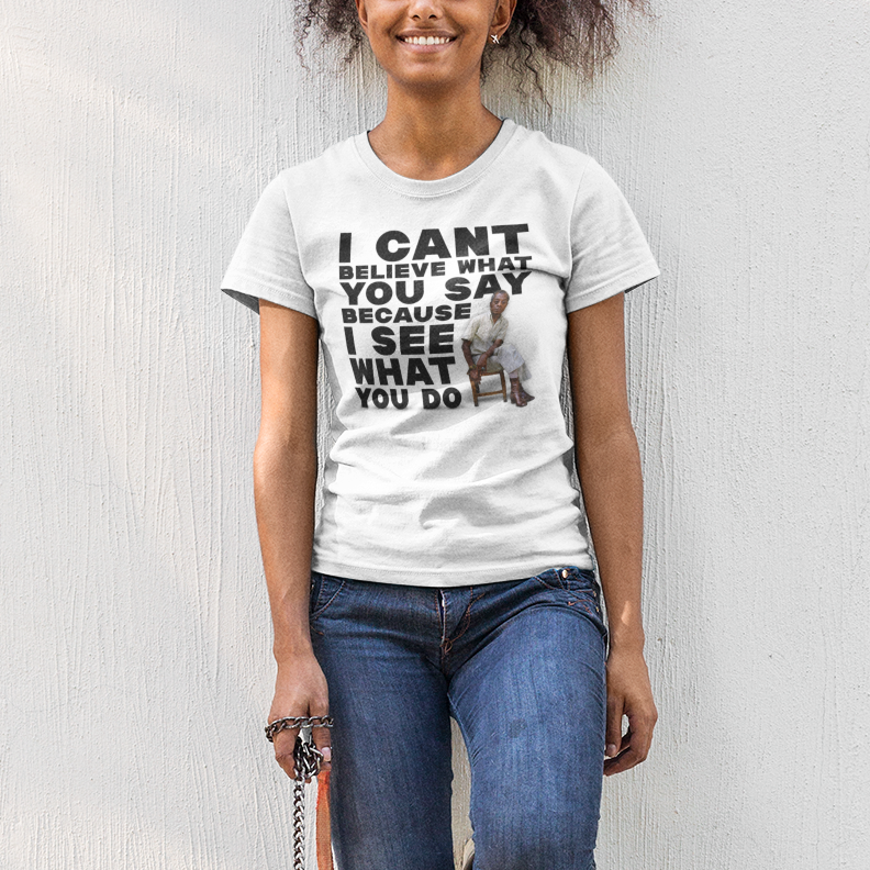 I See What You Do - James Baldwin - T-Shirt Remixed
