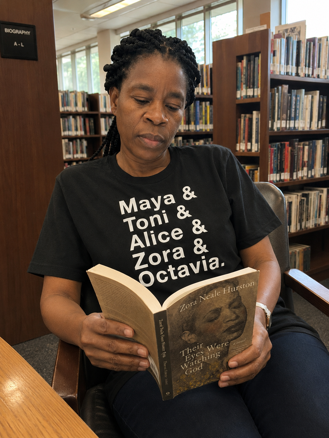 Maya Toni Alica Zora Octavia -Black Women Authors - Shirt