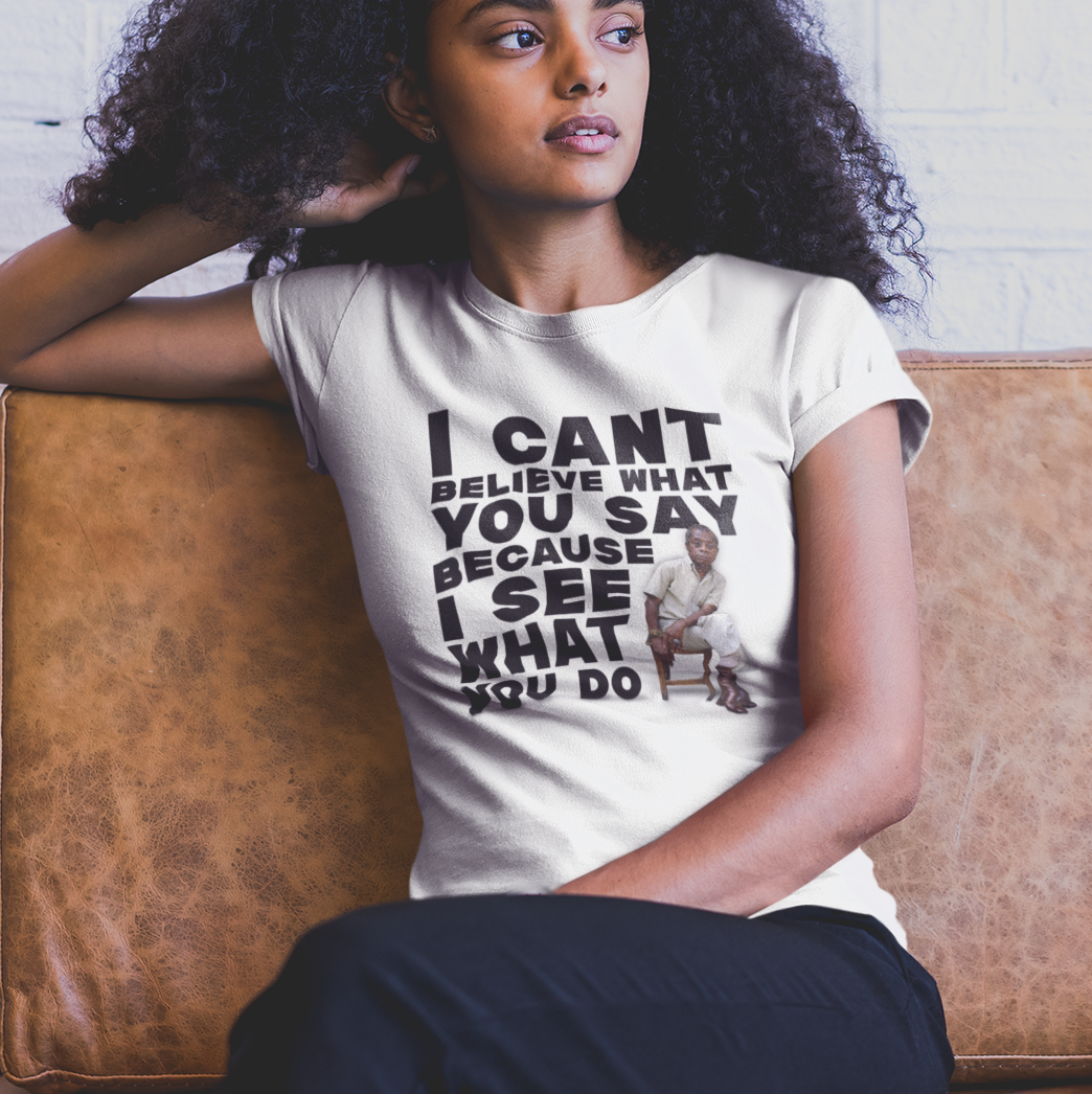 I See What You Do - James Baldwin - T-Shirt Remixed