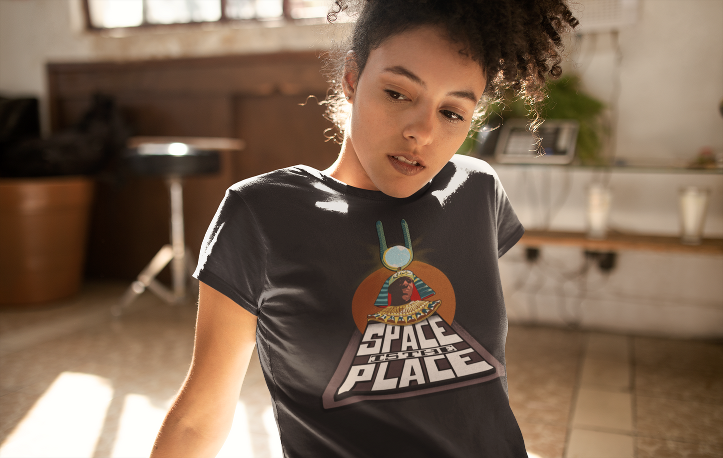 Sun Ra - Space is the Place - T‑Shirt – Afrofuturism Jazz