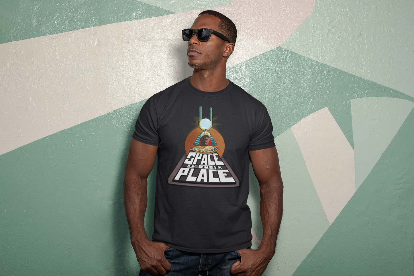 Sun Ra - Space is the Place - T‑Shirt – Afrofuturism Jazz