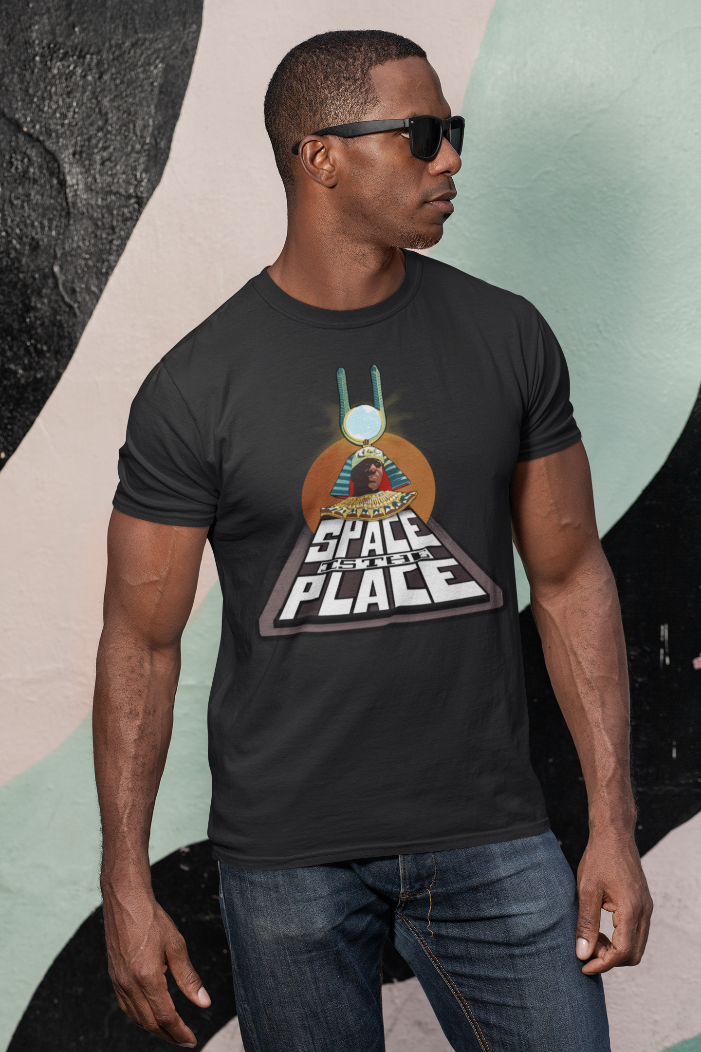 Sun Ra - Space is the Place - T‑Shirt – Afrofuturism Jazz