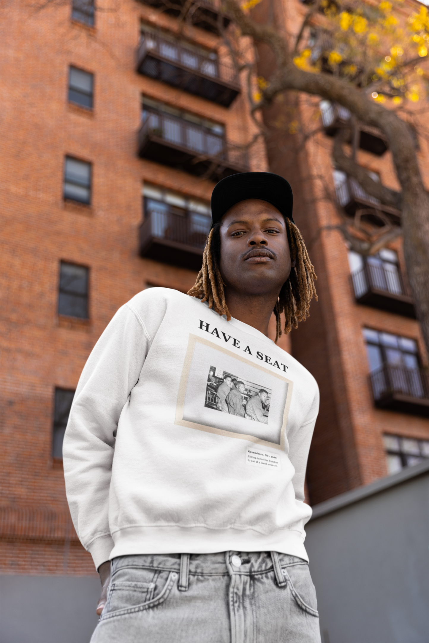 Have a Seat - Greensboro Sit-Ins Civil Rights Sweatshirt